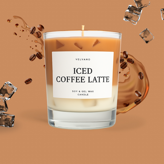 Iced Coffee Latte Kerze