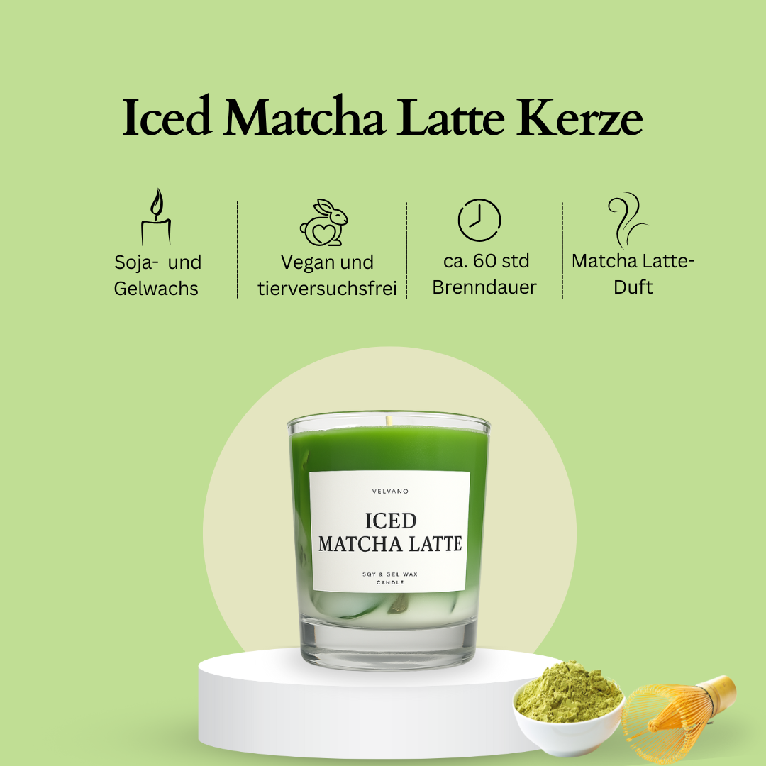 Matcha Latte Kerze Infos