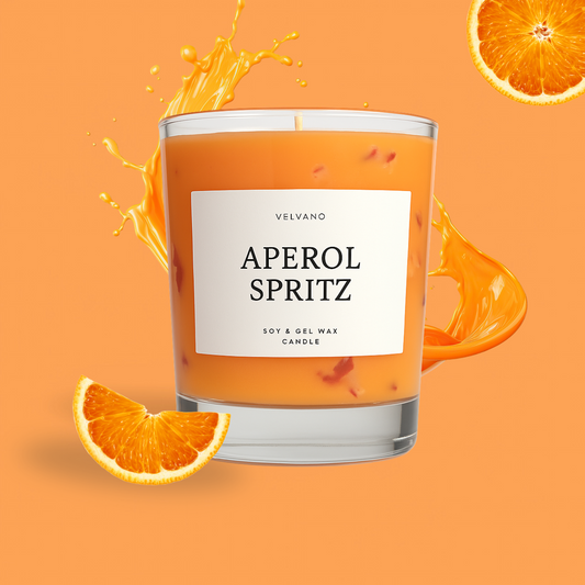 Aperol Spritz Kerze