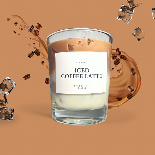 Iced Coffee Latte Kerze