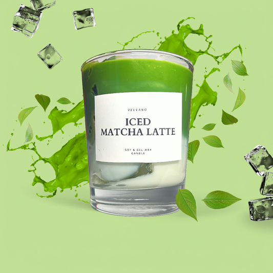 Iced Matcha Latte Kerze