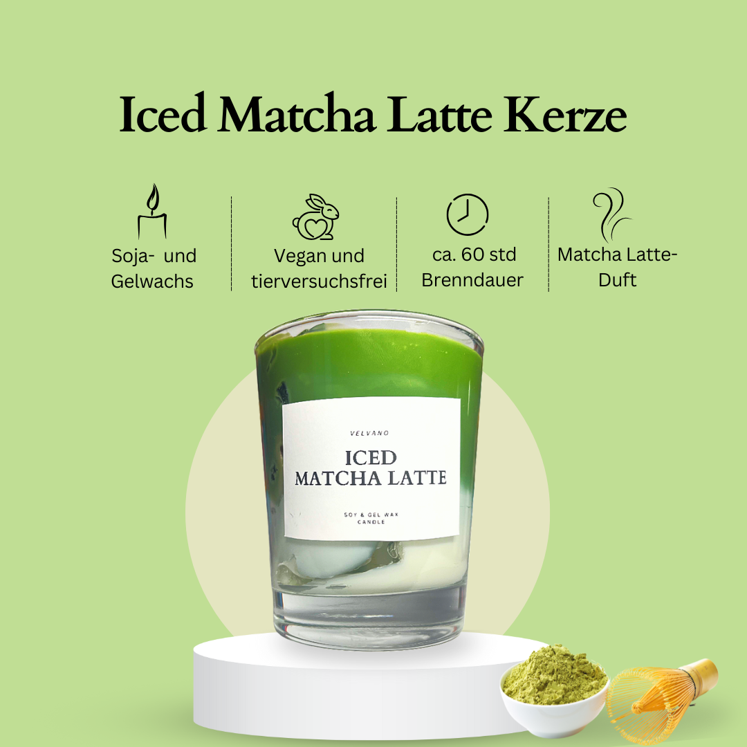 Merkmale Iced Matcha Latte Kerze